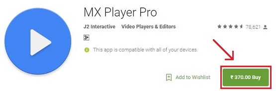 MX Player Pro APK download for android